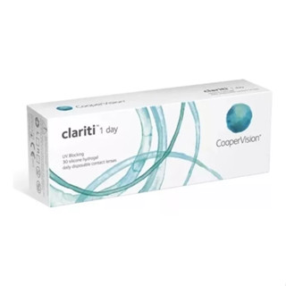 Lente de Contato Clariti Diária Incolor Com Grau Coopervision