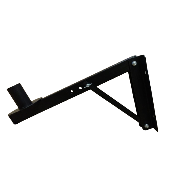 Suporte Parede Caixa De Som Acústica  Aço Cor Preto C/ Regulagem 25cm em Oferta na Shopee