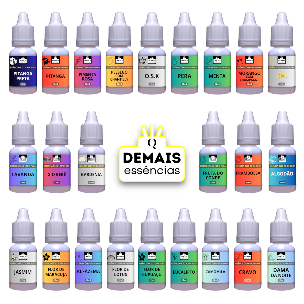 Essência concentrada para Vela 12ml ( vende muitoooooo )