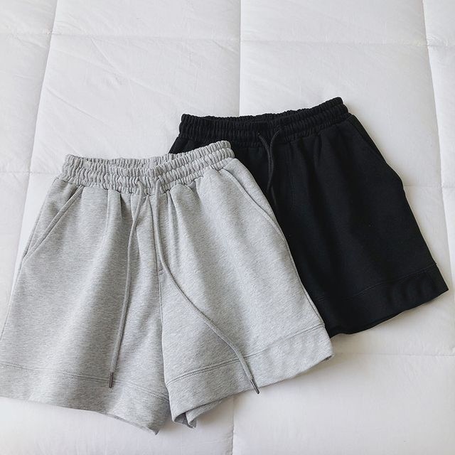 kit 2 Short Moletom Felpado Anti-Pilling Adulto Com Cordão Feminino Tendência (CARNAVAL) 2025 em Oferta na Shopee