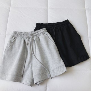 Short Moletom Felpado Anti-Pilling Adulto Com Cordão Feminino Tendência (CARNAVAL) 2024
