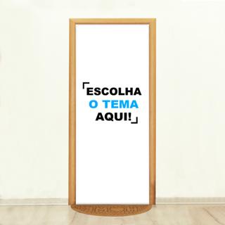 Capa de Porta Decorativa Tecido Sublimado 0,85x2,10 ESCOLHA O TEMA DENTRO DO NOSSO CATALOGO em Oferta na Shopee