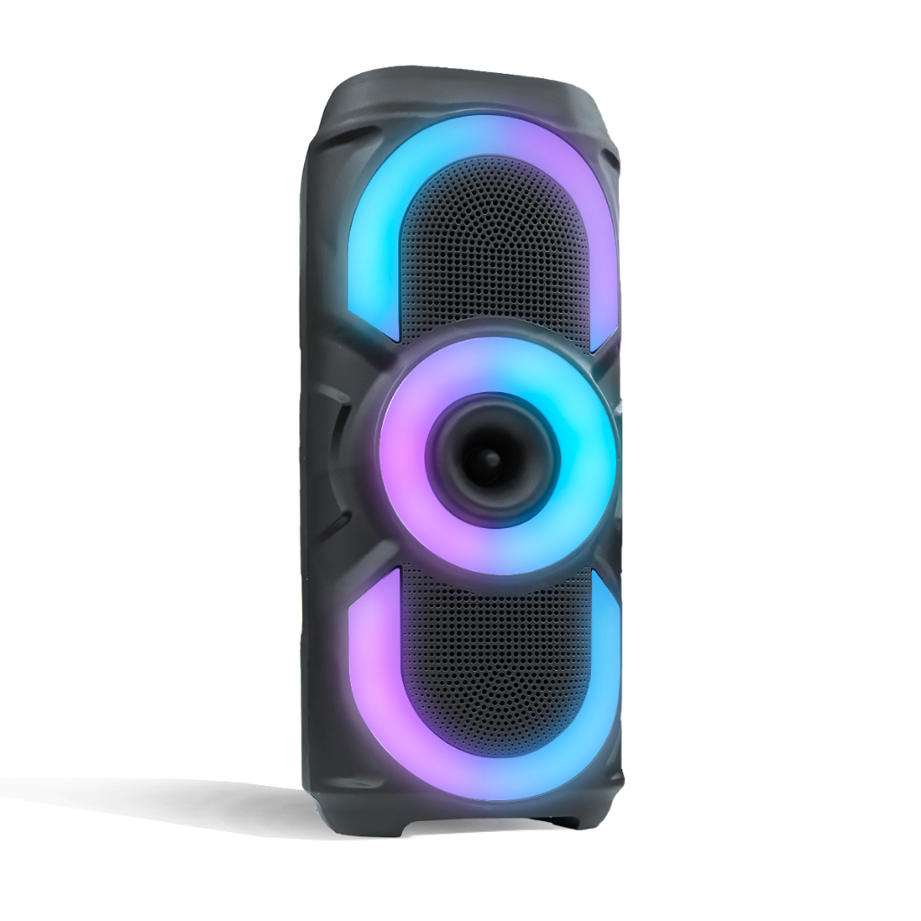 Caixa De Som Bluetooth RGB Potente 50W TWS USB Estéreo Xtrad