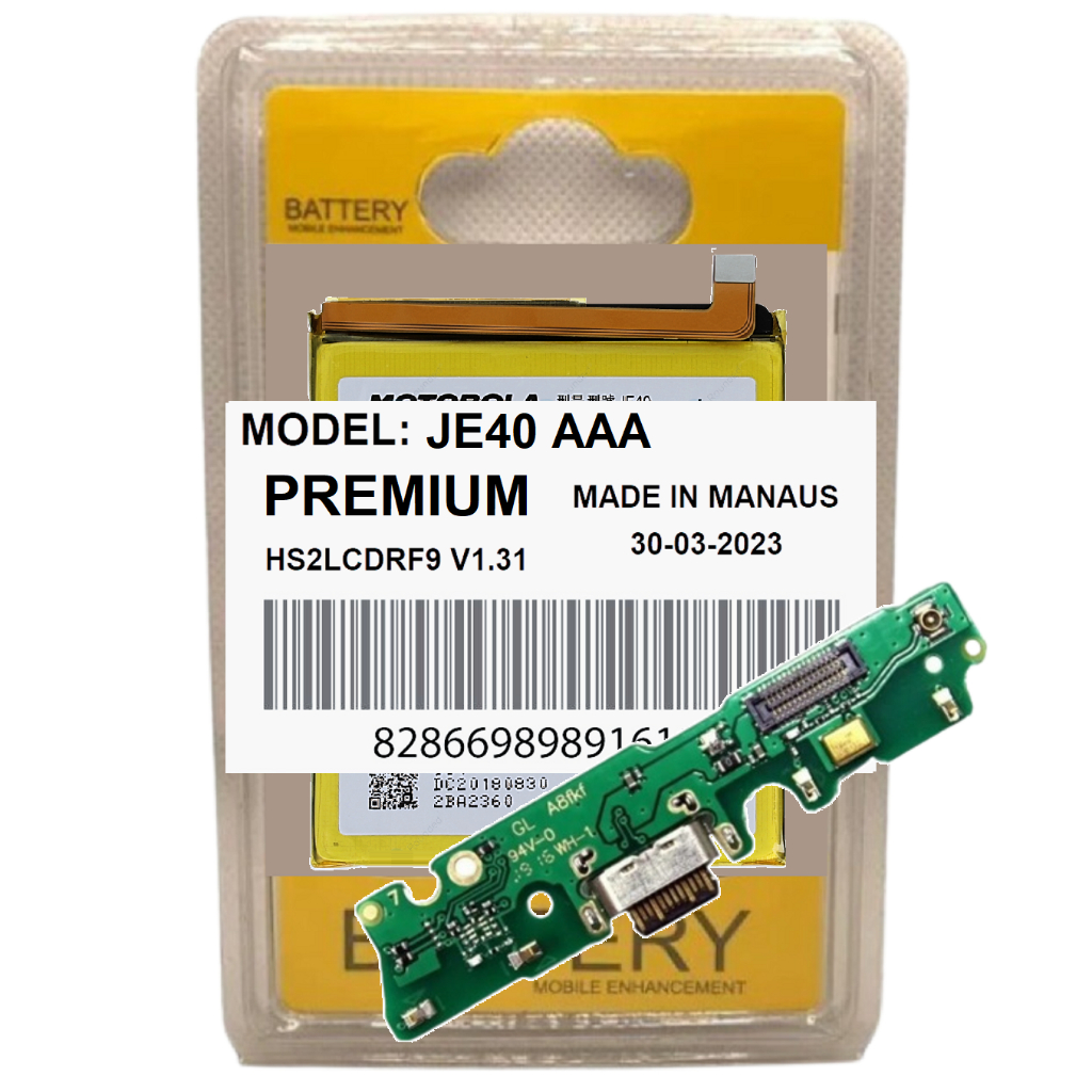 Battria Premium JE40 Compatível Com Moto G7 Play Xt1952 + Longa Duração + Placa de Carga!
