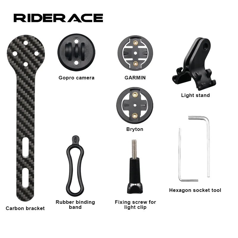 RIDERACE Suporte Gps Ciclocomputador Bike Mtb/Road Guidon Integrado