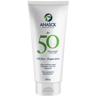 Protetor Solar Anasol FPS50 Oil Free Toque Seco 200g