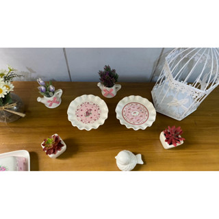 porta cup cake e mini bolo Encantus linha floral rosa luxo