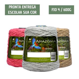 BARBANTE SÃO JOÃO AMAZÔNIA 600 GRAMAS FIO 4 - 921 METROS em Oferta na Shopee