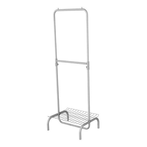 Arara de Roupas Desfile c/ 2 Cabideiros e Sapateira 0,60cm - Branca em Oferta na Shopee