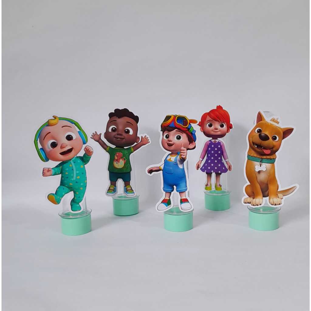 Kit com 20 Tubetes Tema Cocomelon em Oferta na Shopee