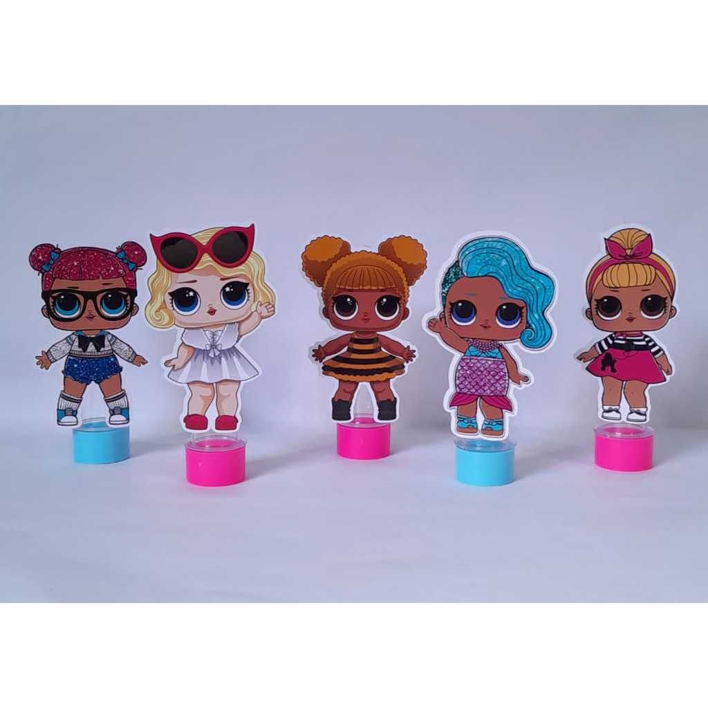 Kit com 20 Tubetes Tema LOL em Oferta na Shopee