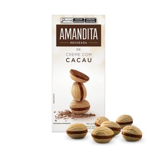 Amandita Wafer Recheado de Chocolate 200g - Lacta