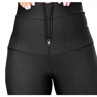 Calça Lipo Modeladora Suplex Power Legging Montaria Skinny Cinta Modeladora