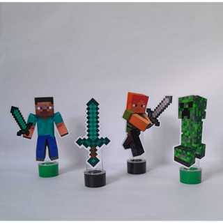 Kit com 20 Tubetes Tema minecraft em Oferta na Shopee