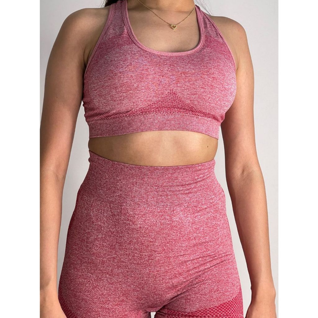 Conjunto Top Short Empina Bumbum Fitness Academia Leggings Modeladora Confortavel P M G GG - LUMIX