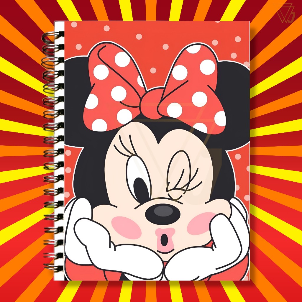 Adesivo Para Capa de Caderno Top Minnie Mouse Excelente Qualidade