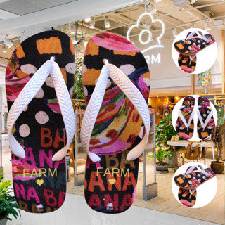 Chinelo Feminino Farm Banana Super Confortável x Farm Sandália 100% Borracha Garantia de Qualidade Lançamento