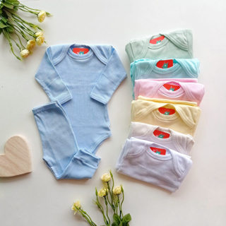 Kit 10 Peças  Conjunto Body Manga Longa + Liso Infantil Bebê Menino e Menina em Oferta na Shopee