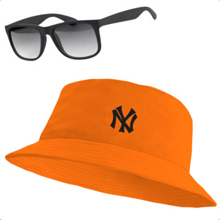 Boné Chapeu Bucket Hat Varias Cores Curtir Praia + Oculos em Oferta na Shopee