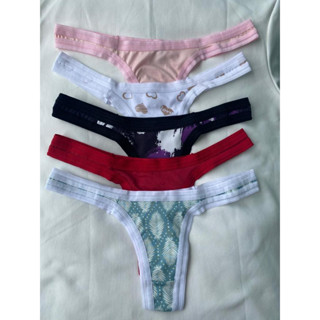 Kit 10 Calcinhas Tanga Não marca na Roupa Forro de Algodão Lingerie Confortavél