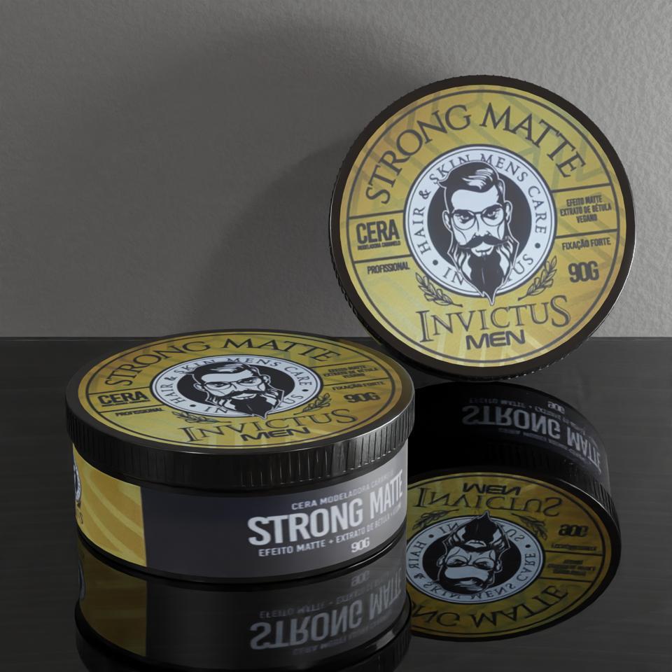 Cera Capilar Modeladora Caramelo Strong Matte Ultra Fixação Invictus Men em Oferta na Shopee