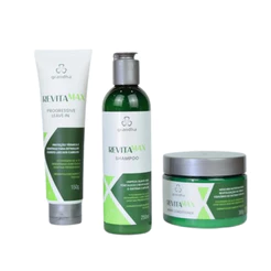 Kit Grandha Revitamax Home Care para Cabelos Danificados