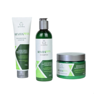 Kit Grandha Revitamax Home Care para Cabelos Danificados em Oferta na Shopee