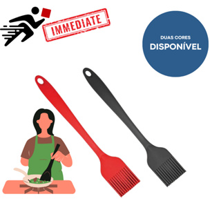 Pincel de Silicone Grande 25,2 x 4cm de Confeitaria Cozinha em Oferta na Shopee