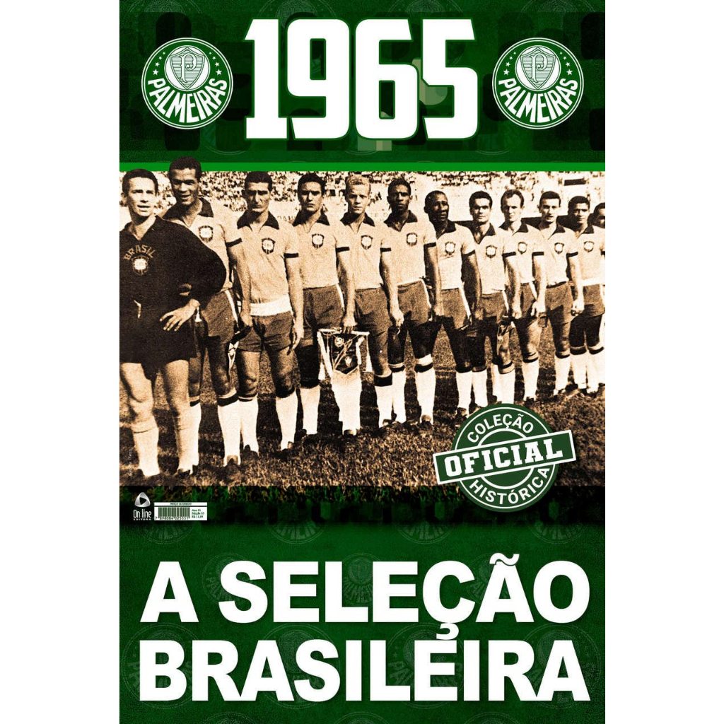 Coleção Oficial Histórica Palmeiras Edição 05 - Seleção Brasileira 1965 | Lacrado