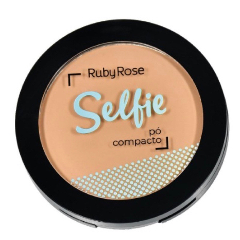 PÓ COMPACTO - SELFIE - Ruby Rose - Cores variadas - Ótima fixação