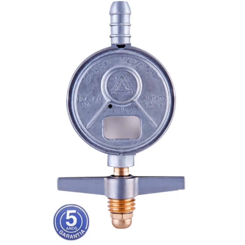 Registro Regulador De Gás ALIANÇA 1kg/h Cozinha Botijão 13Kg