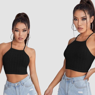 🔥OFERTA 🔥 Kit 3 Cropped Feminino Reto Qualidade Alça Fina Top