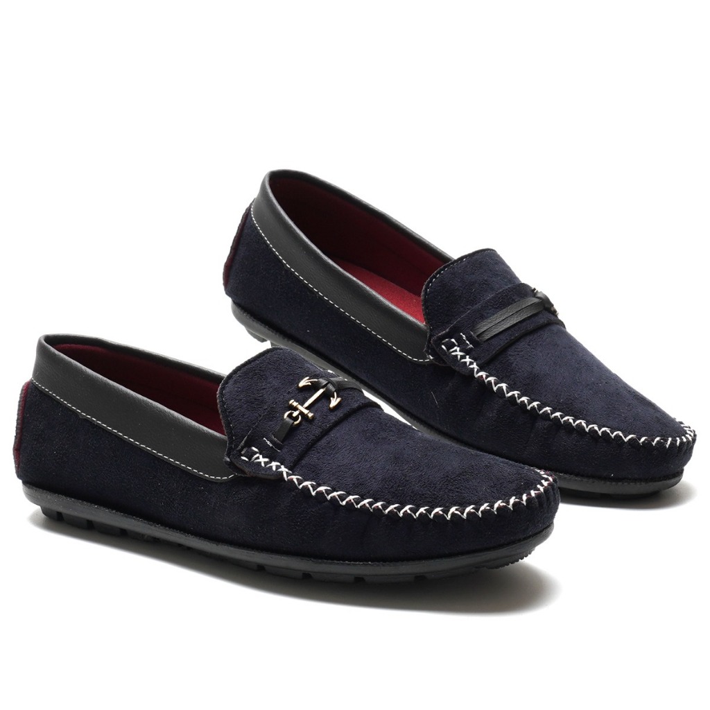 Mocassim Sapato Social Sapatilha Slip on Sapatenis  Masculino Camurça