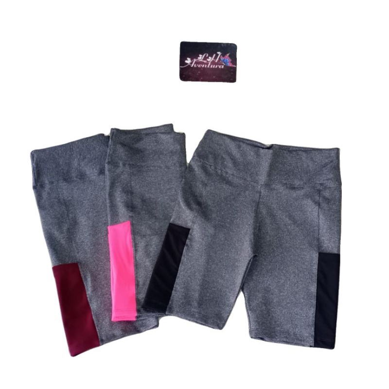 kit 2 bermuda academia femenina com bolso