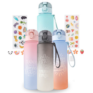 Garrafa de plástico 700ml com Estampa Motivacional Weeze