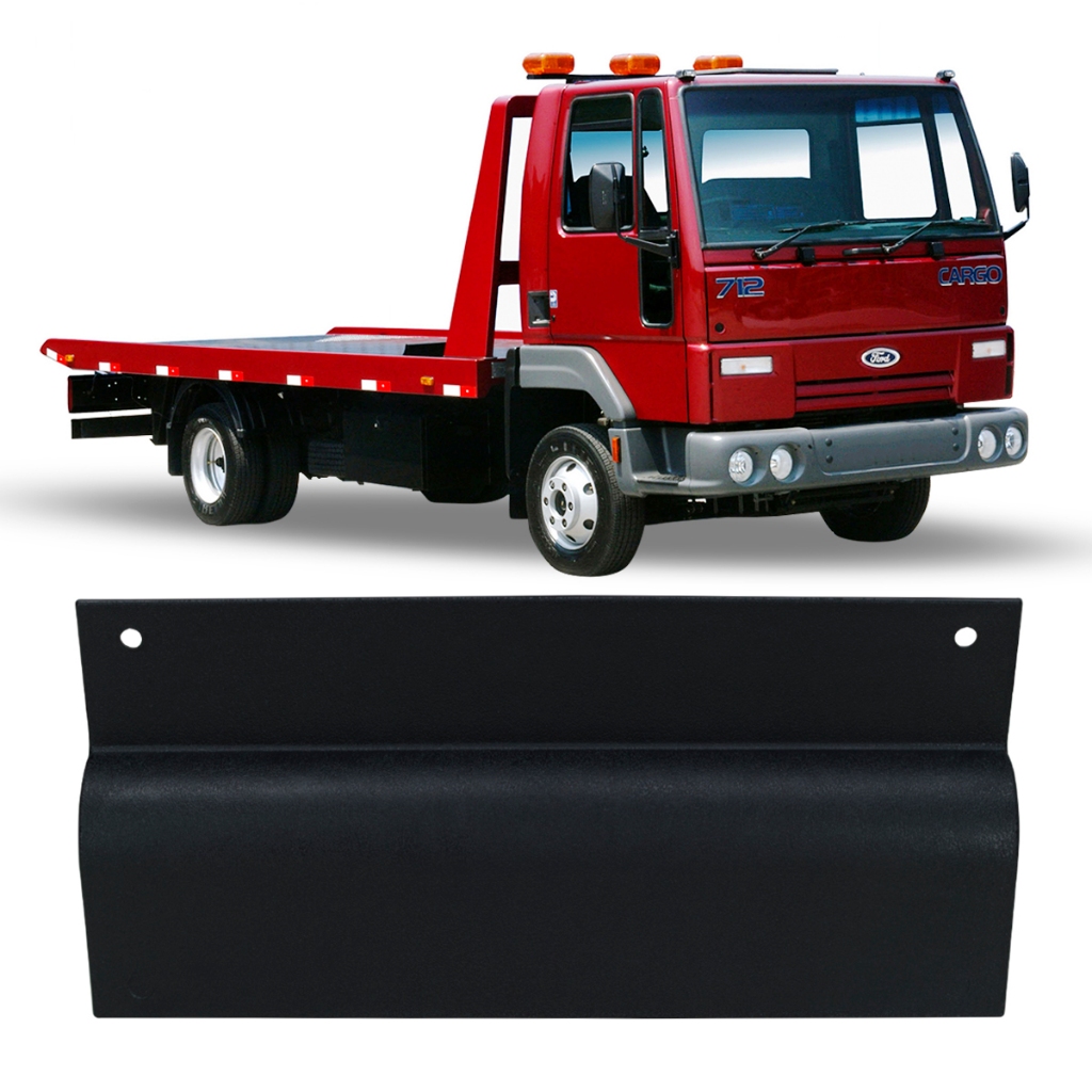 PROTETOR ACABAMENTO LATERAL LONGARINA DO ASSOALHO ESTRIBO FORD CARGO  2000 A 2011 COM ESTRIBO DUPLO em Oferta na Shopee