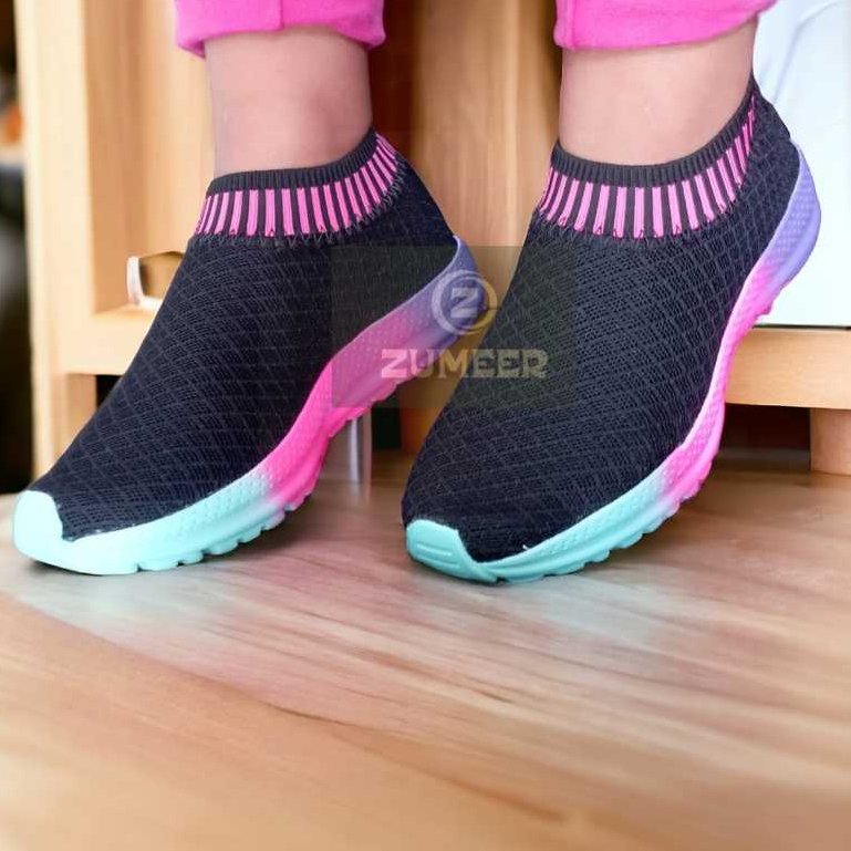 Tênis Infatil Feminino Menina Escolar Calce Facil Sem Cadarço  Confortável Barato em Oferta na Shopee