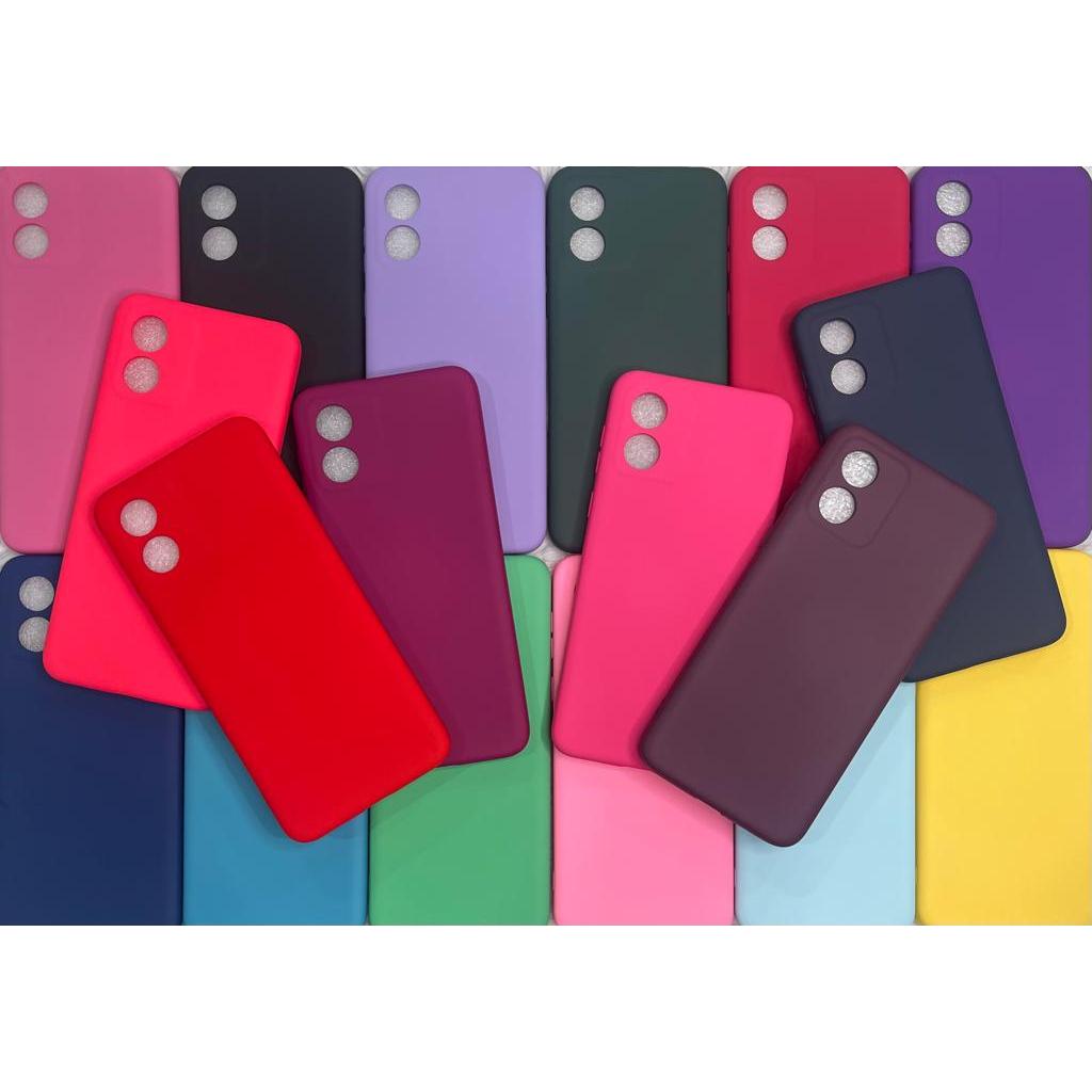 Kit Capinha Capa Case Compatível Para - E13 - Motorola Silicone Aveludado em Oferta na Shopee