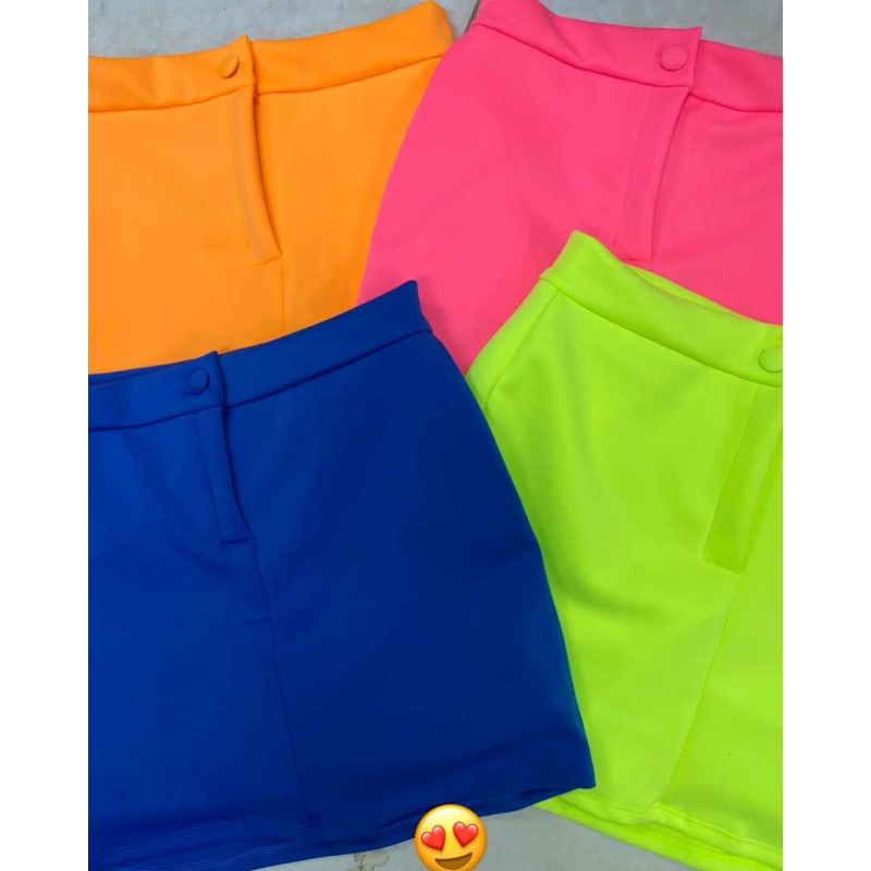 Short saia feminino alfaiataria Cintura alta promoção tendência