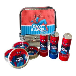 KIT FESTA 30 tubetes + 30 latinhas + 30 marmitinhas - Personalizado Nome e idade - Qualquer Tema