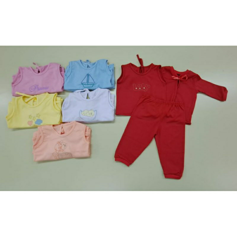 Conjunto Pagão /Regata/ Calça/Casaco RN Diversas Cores Com Bordado Daya