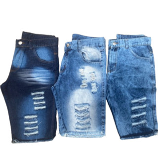 Bermudas Masculina KIT 3PÇ