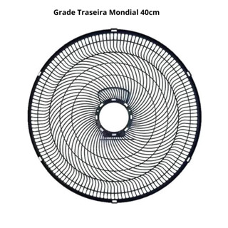 Grade Traseira Do Ventilador Mondial 40cm Preta
