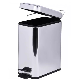 Lixeira Retangular Slim Aço Inox 5 Litros- Kala