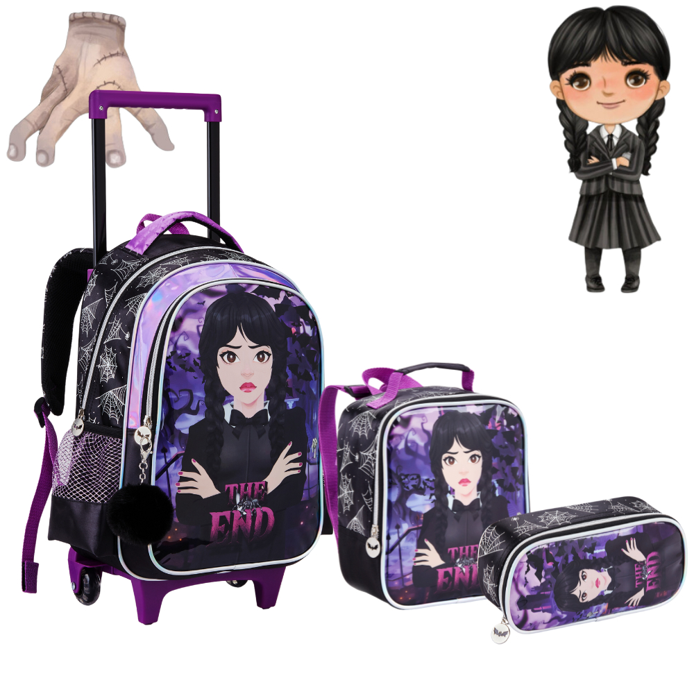 Mochila Wandinha Rodinha: Onde Comprar | BuscaProdutos