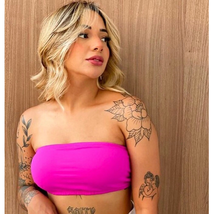 TOP FAIXA CROPPED TOMARA QUE CAIA COM BOJO E ELÁSTICO RESISTENTE em Oferta na Shopee
