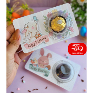 30 unid Cards Cartões Páscoa porta blister para mimo lembrancinha Empresa Cliente em Oferta na Shopee