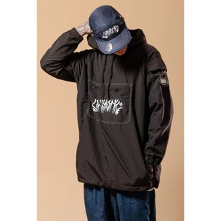 Jaqueta Corta Vento Impermeável Tag Monster Preta Chronic Original