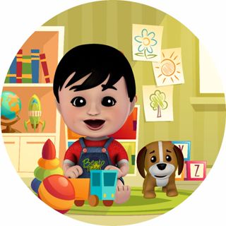 Capa para Painel Redondo Bento e Totó Tecido Sublimado Veste Fácil 1,50mx1,50m Festa Aniversário em Oferta na Shopee