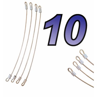 10 Lacres De Aço Para Bolsas E Bag Super Resistente